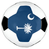Dynamic South Carolina State Flag Graphic Fußball (Gedreht)