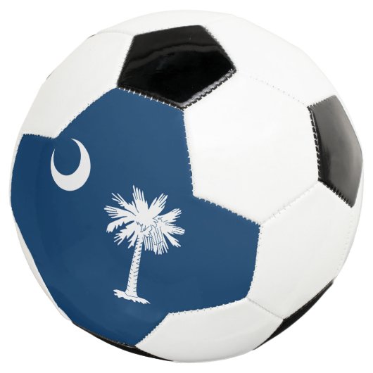 Dynamic South Carolina State Flag Graphic Fußball (Dreiviertel)