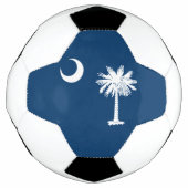 Dynamic South Carolina State Flag Graphic Fußball (Vorderseite)