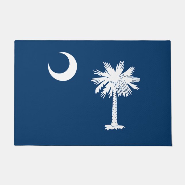 Dynamic South Carolina State Flag Graphic Fußmatte (Vorderseite)