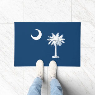 Dynamic South Carolina State Flag Graphic Fußmatte