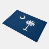 Dynamic South Carolina State Flag Graphic Fußmatte (Schrägansicht)
