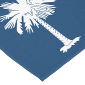 Dynamic South Carolina State Flag Graphic Kurzer Tischläufer (Ecke)