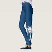 Dynamic South Carolina State Flag Graphic Leggings (Links)