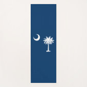 Dynamic South Carolina State Flag Graphic Yogamatte (Vorderseite)