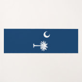 Dynamic South Carolina State Flag Graphic Yogamatte (Vorderseite (Horizontal))