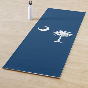 Dynamic South Carolina State Flag Graphic Yogamatte