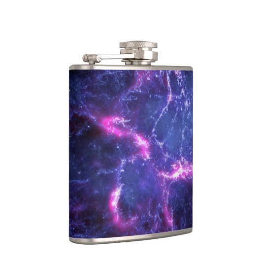 Dynamic Space Nebula Cosmic Image Flachmann (Rechts)