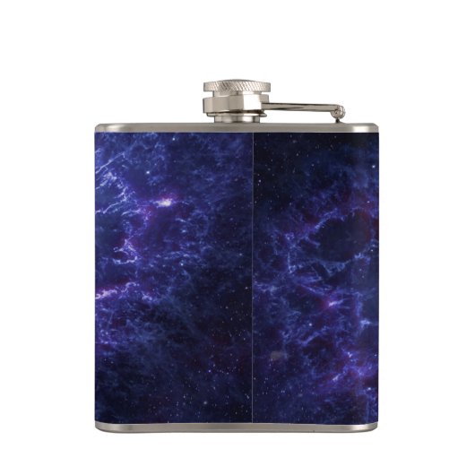 Dynamic Space Nebula Cosmic Image Flachmann (Rückseite)