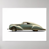 Dynamic Streamline Moderne: Aerodynamic Vintage Poster (Vorne)