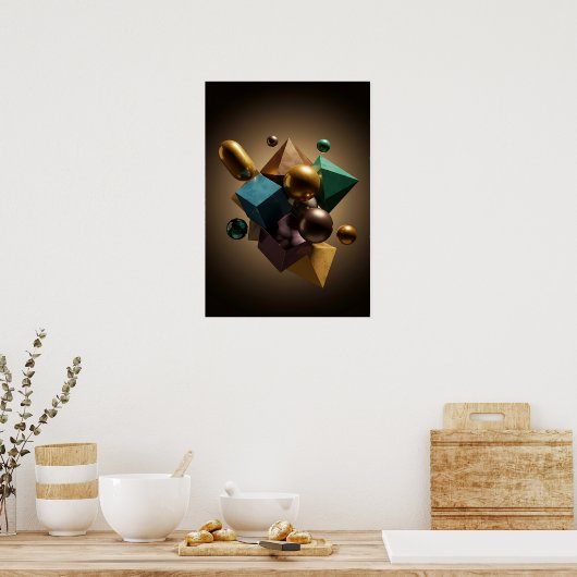 Dynamic Symmetry Value Poster Paper (Matte) (Küche)