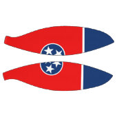 Dynamic Tennessee State Flag Graphic on a Basketball (Panele)
