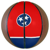 Dynamic Tennessee State Flag Graphic on a Basketball (Vertikal)