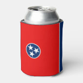 Dynamic Tennessee State Flag Graphic on a Dosenkühler (Kanne Vorderseite)
