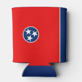 Dynamic Tennessee State Flag Graphic on a Dosenkühler (Rückseite)