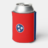 Dynamic Tennessee State Flag Graphic on a Dosenkühler (Kanne Rückseite)
