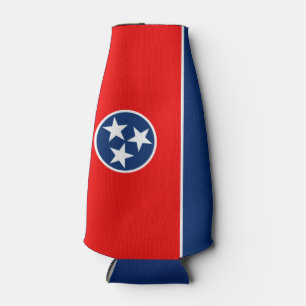 Dynamic Tennessee State Flag Graphic on a Flaschenkühler