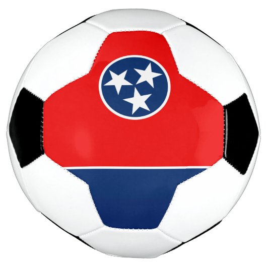 Dynamic Tennessee State Flag Graphic on a Fußball (Gedreht)