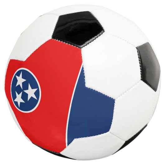 Dynamic Tennessee State Flag Graphic on a Fußball (Dreiviertel)