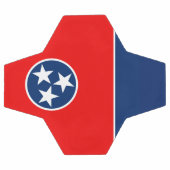 Dynamic Tennessee State Flag Graphic on a Fußball (Flach)