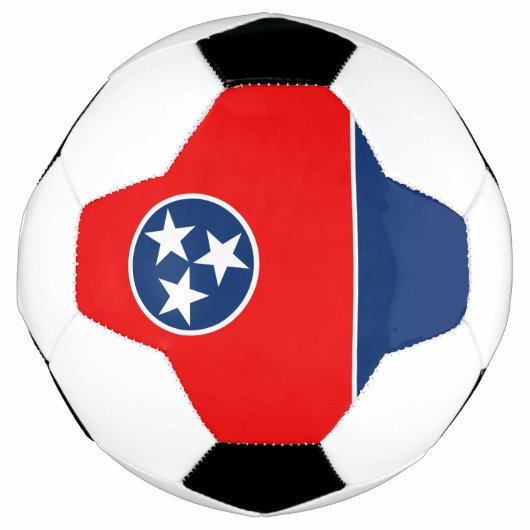 Dynamic Tennessee State Flag Graphic on a Fußball (Vorderseite)