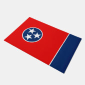 Dynamic Tennessee State Flag Graphic on a Fußmatte (Schrägansicht)