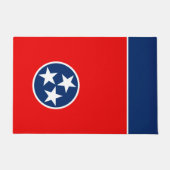 Dynamic Tennessee State Flag Graphic on a Fußmatte (Vorderseite)