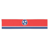Dynamic Tennessee State Flag Graphic on a Kurzer Tischläufer (Horizontal)