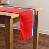 Dynamic Tennessee State Flag Graphic on a Kurzer Tischläufer (Beispiel)