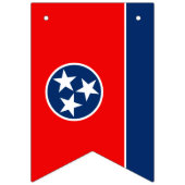 Dynamic Tennessee State Flag Graphic on a Wimpelkette (Zweite Fahne)