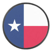Dynamic Texas State Flag Graphic on a Eishockey Puck (Vorderseite)