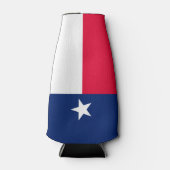 Dynamic Texas State Flag Graphic on a Flaschenkühler (Vorderseite)