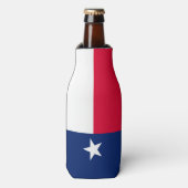 Dynamic Texas State Flag Graphic on a Flaschenkühler (Flaschenvorderseite)