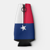 Dynamic Texas State Flag Graphic on a Flaschenkühler (Rückseite)