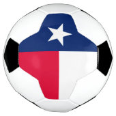 Dynamic Texas State Flag Graphic on a Fußball (Gedreht)