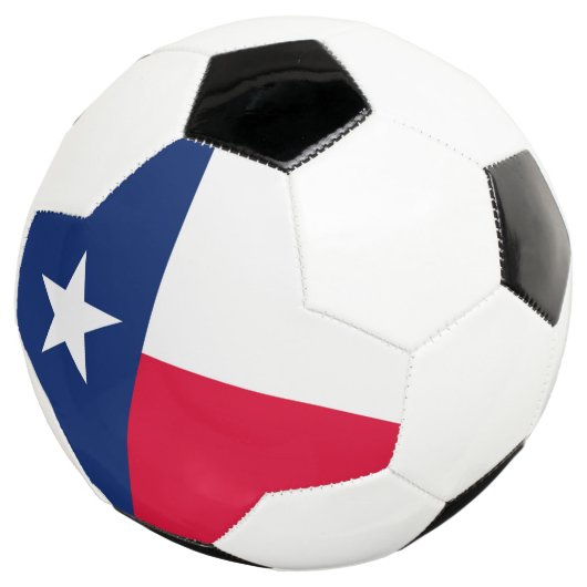 Dynamic Texas State Flag Graphic on a Fußball (Dreiviertel)