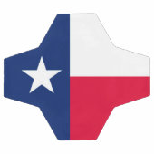 Dynamic Texas State Flag Graphic on a Fußball (Flach)