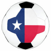 Dynamic Texas State Flag Graphic on a Fußball (Vorderseite)