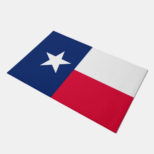 Dynamic Texas State Flag Graphic on a Fußmatte (Schrägansicht)