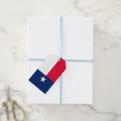 Dynamic Texas State Flag Graphic on a Geschenkanhänger (Mit Garn)