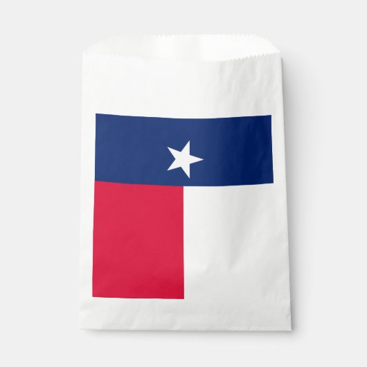 Dynamic Texas State Flag Graphic on a Geschenktütchen (Vorderseite)