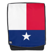 Dynamic Texas State Flag Graphic on a Rucksack (Vorderseite)