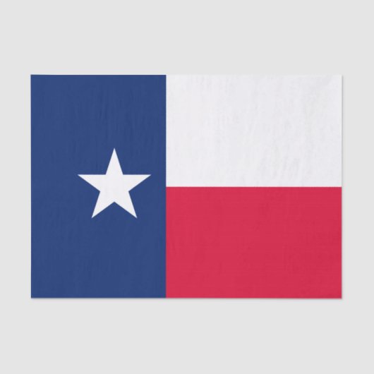 Dynamic Texas State Flag Graphic on a Seidenpapier (Vorderseite)