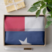 Dynamic Texas State Flag Graphic on a Seidenpapier (Geschenk)