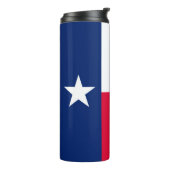 Dynamic Texas State Flag Graphic on a Thermosbecher (Nach links gedreht)