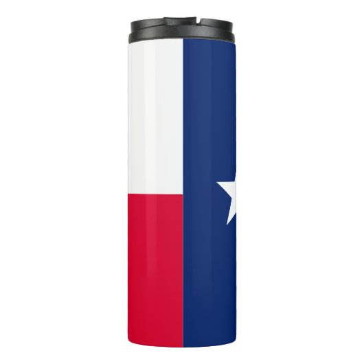 Dynamic Texas State Flag Graphic on a Thermosbecher (Rückseite)