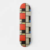 Dynamic Vibes: Mondrian Skateboard (Vorne)