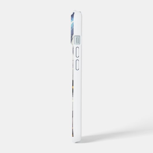 dynamic warrior standing iPhone 15 hülle (Linke Seite)