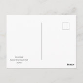 Dynamic Women Soccer Match, Postkarte (Rückseite)