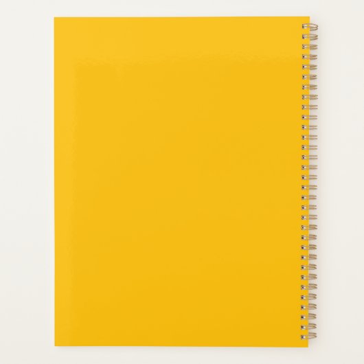 Dynamic Yellow Abstrakt Line Art Planer (Rückseite)